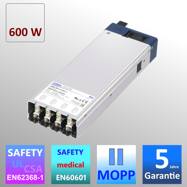 AME600F 600W Configurable AC/DC Power Supply