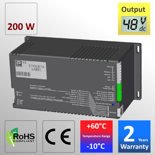 EPS-200 48V-DC-USV 200W (400Wpk)