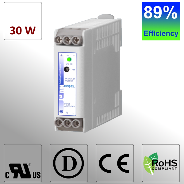 KHEA30 30W AC/DC DIN Rail Power Supply