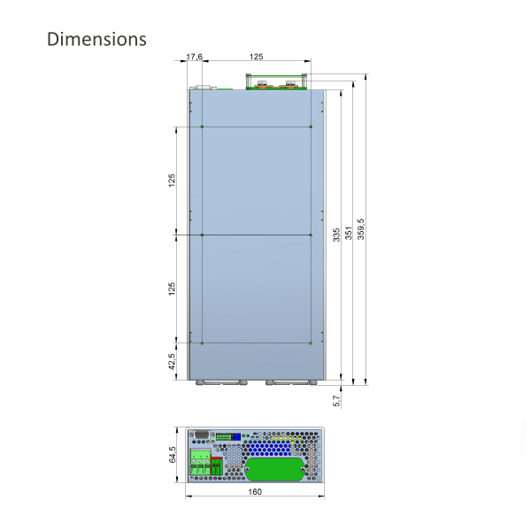 ODS-1500 Dimensions