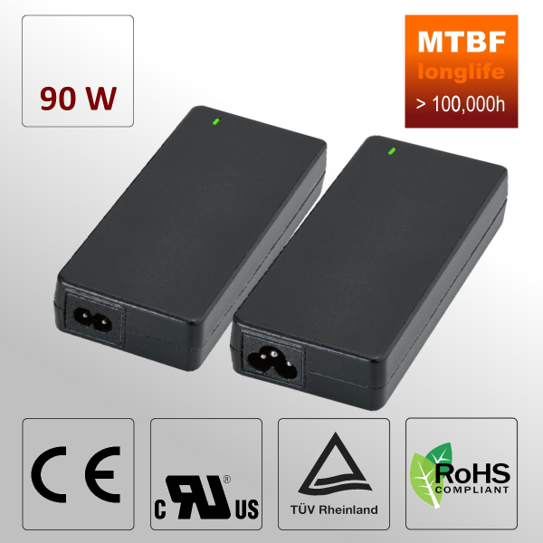 BL EA1093 90W AC/DC Slim Line Tischnetzteil