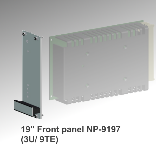 Frontplatte (3U 9TE) NP-9197