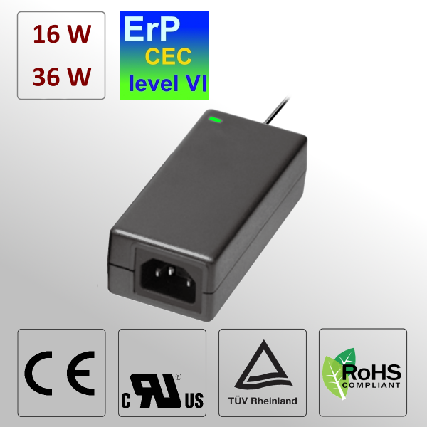 BL EA1024 16W - 36W AC/DC Tischnetzteil