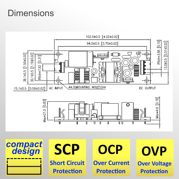 OFM30 AC/DC 30W Schaltnetzteil