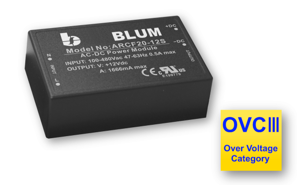 ARCF20 AC/DC OVCIII - Power Modul 20W