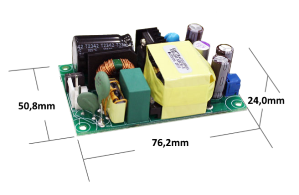 AQF80 AC/DC Einbaunetzteil 80W ultra kompakt