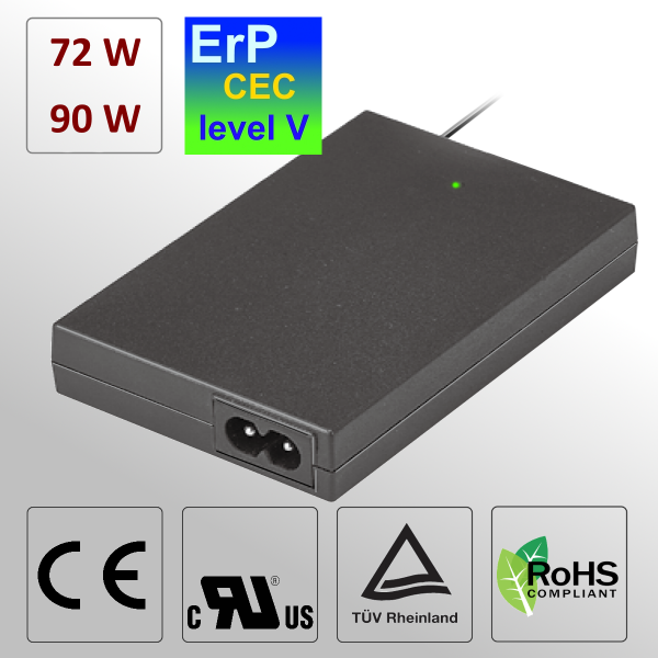 BL EA1098 72-90W AC/DC Slim Line Tischnetzteil