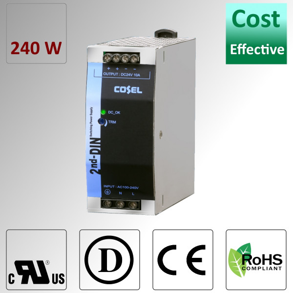 KLEA240 240W AC/DC DIN Rail Power Supply