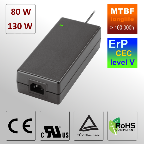 BL EA1101 80-130W AC/DC Desk Top Power Supply