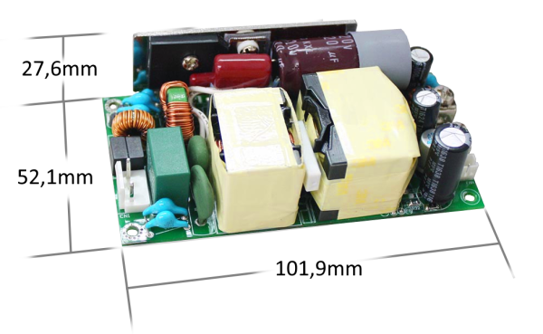 ARF240O AC/DC Open Frame 240W Conduction Cooled