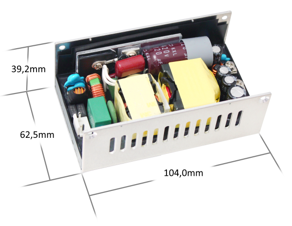 ARF240U AC/DC U-Chassis 240W Conduction Cooled Type