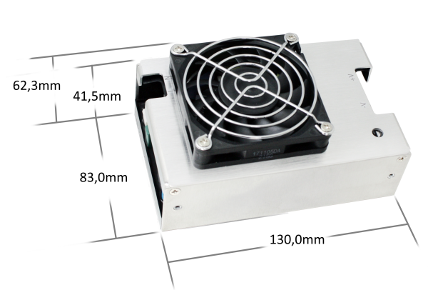 ARF500E AC/DC Enclosed Type 500W Conduction + Fan Cooled Type