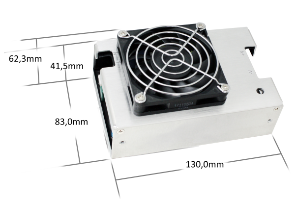 ARF500E AC/DC Enclosed Type 500W Conduction + Fan Cooled Type