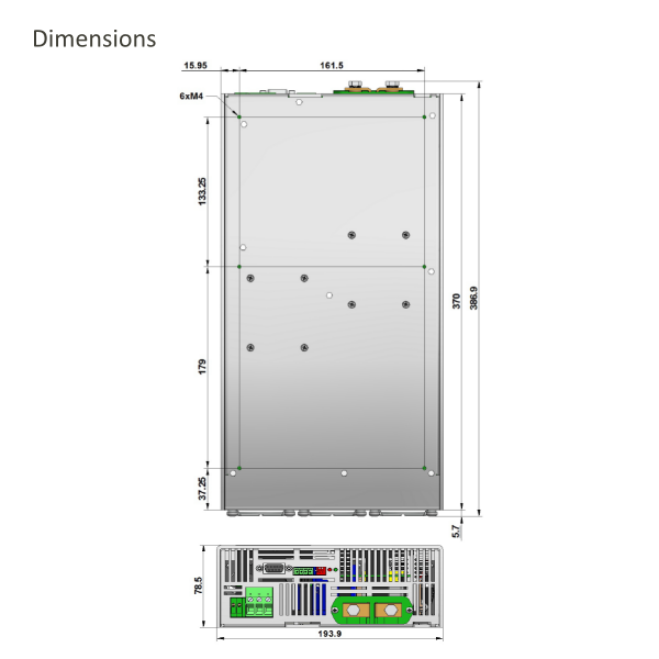 ODS-3000 Dimensions