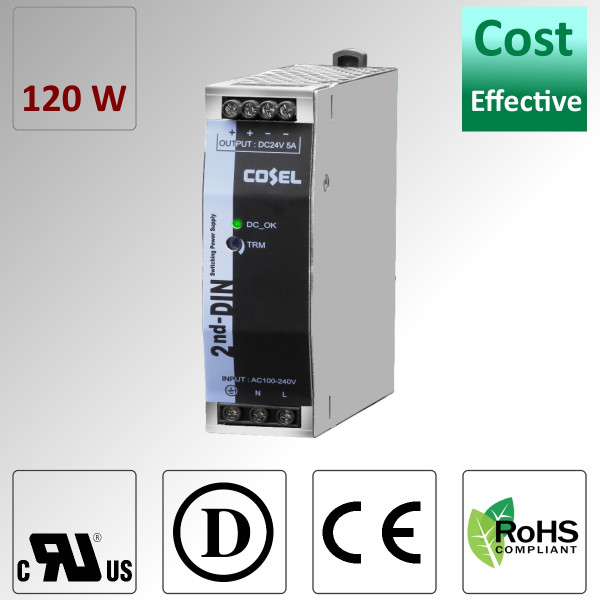 KLEA120 120W AC/DC DIN Rail Power Supply